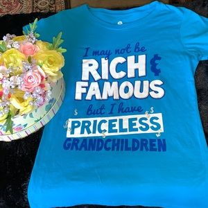 Grandmother Tee Size S(4-6) With Bonus Floral Gift